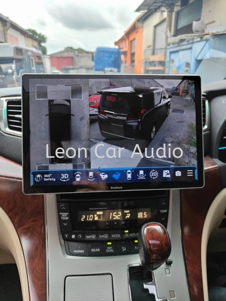 Leon Toyota Vellfire Alphard anh20 OEM 13" android wifi gps 360 camera player