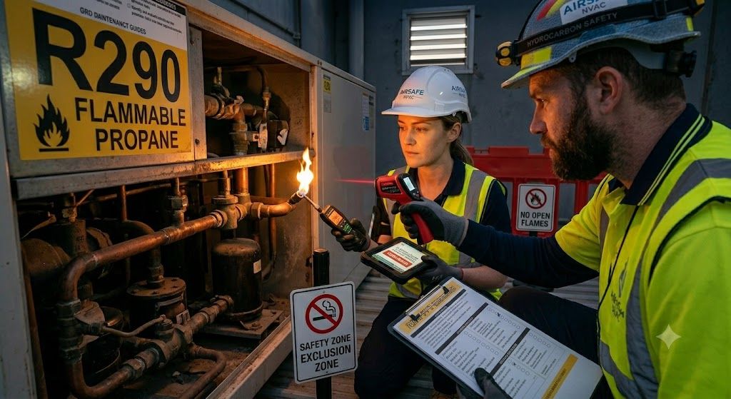 R290 maintenance risk evaluation
