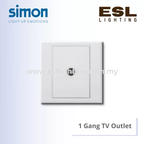 Simon Switch E3 SERIES 1 Gang TV Outlet - 305111
