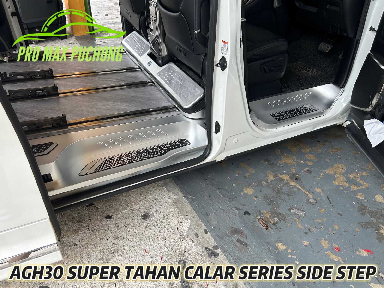 Toyota Alphard/Vellfire AGH30 Super Tahan Calar Series Superb LED Sidestep