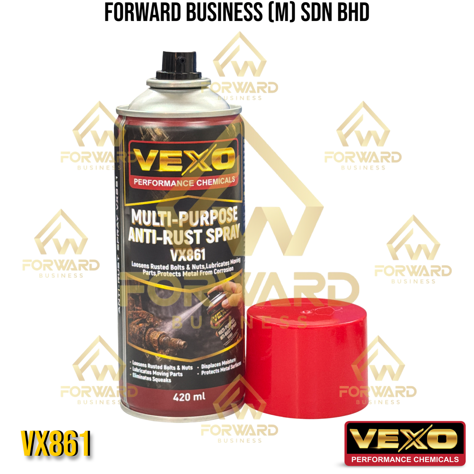 VEXO VX-861 Multi-Purpose Anti-Rust Spray (420ml)