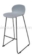 Vito high bar stool (White)