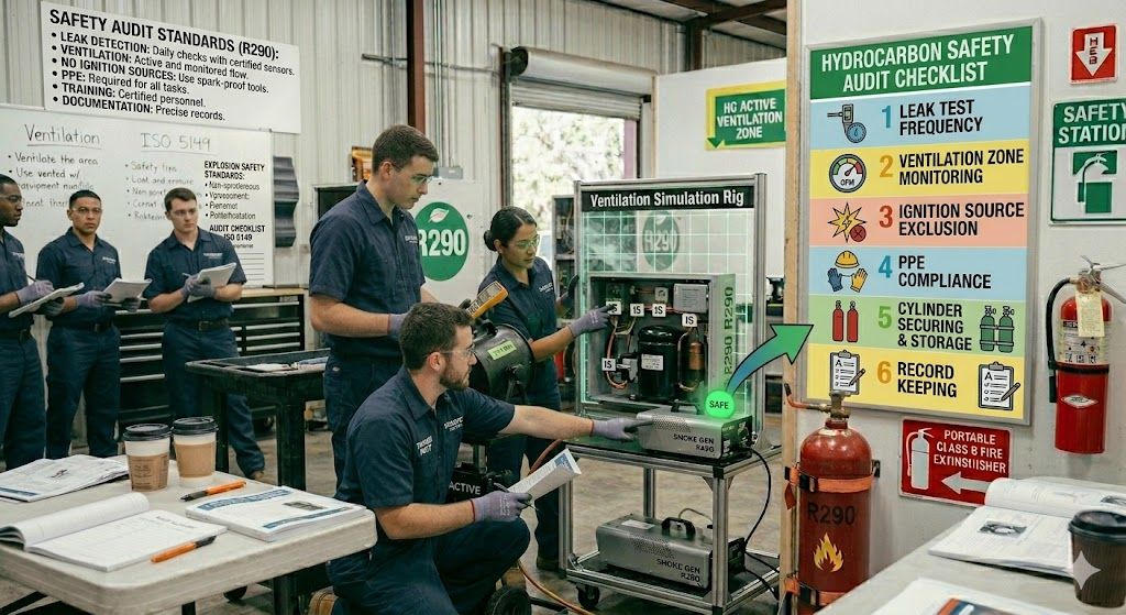 hydrocarbon refrigerant safety audit standards