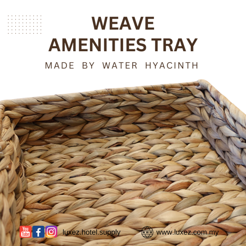 Amenities Tray - Weave Water Hyacinth - Luxez Sdn Bhd