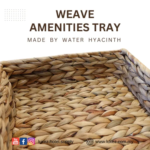 Amenities Tray - Weave Water Hyacinth