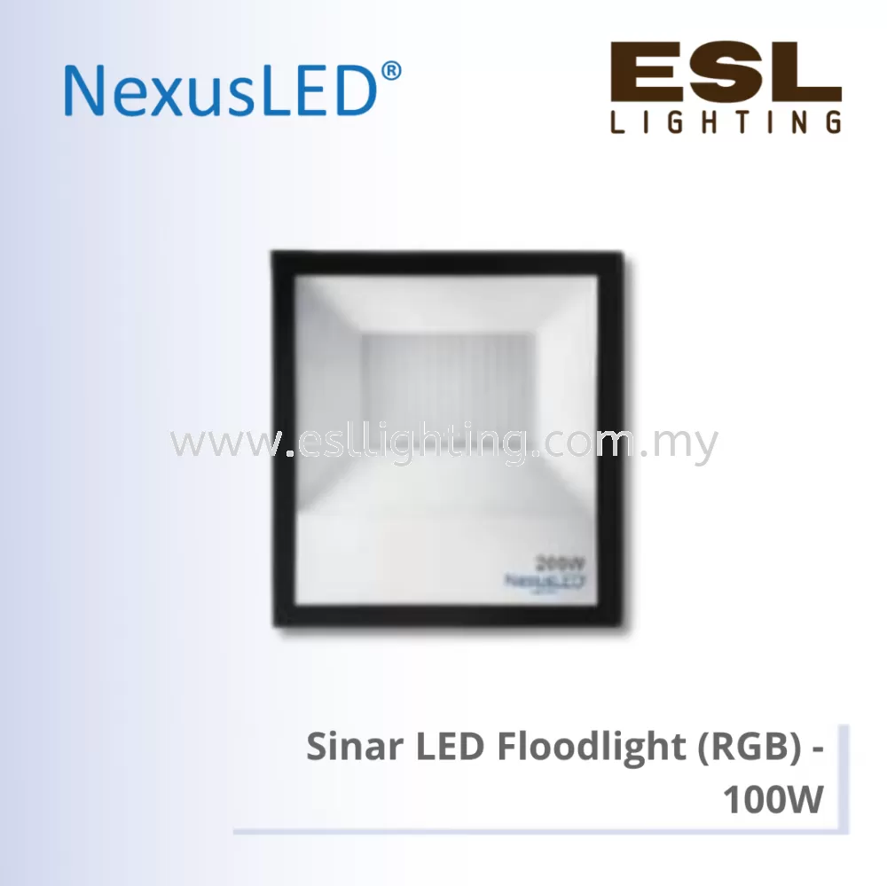 NEXUSLED LED Sinar LED Floodlight (RGB) with RF Control 100W IP66