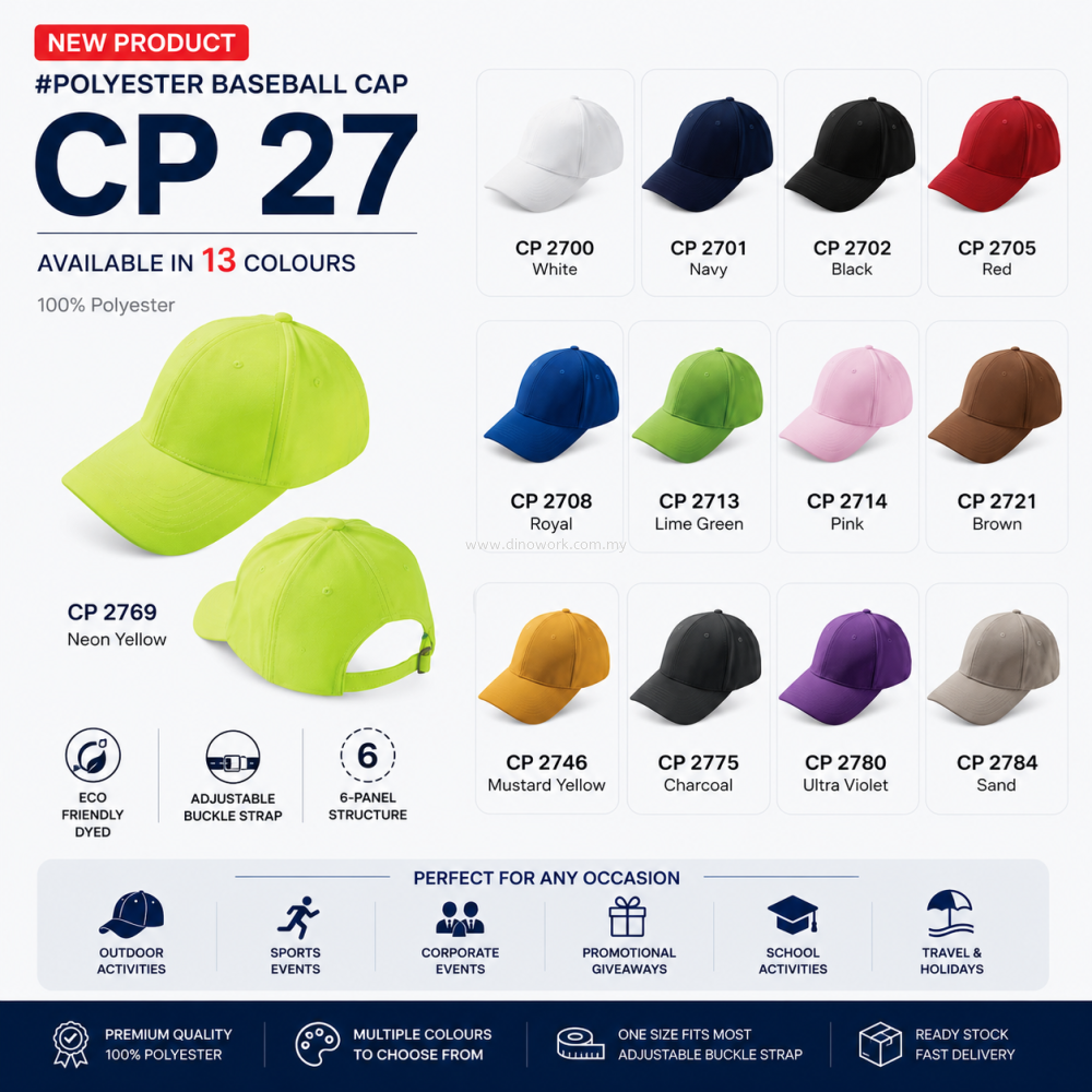 Polyester Baseball Cap CP27 | CP28