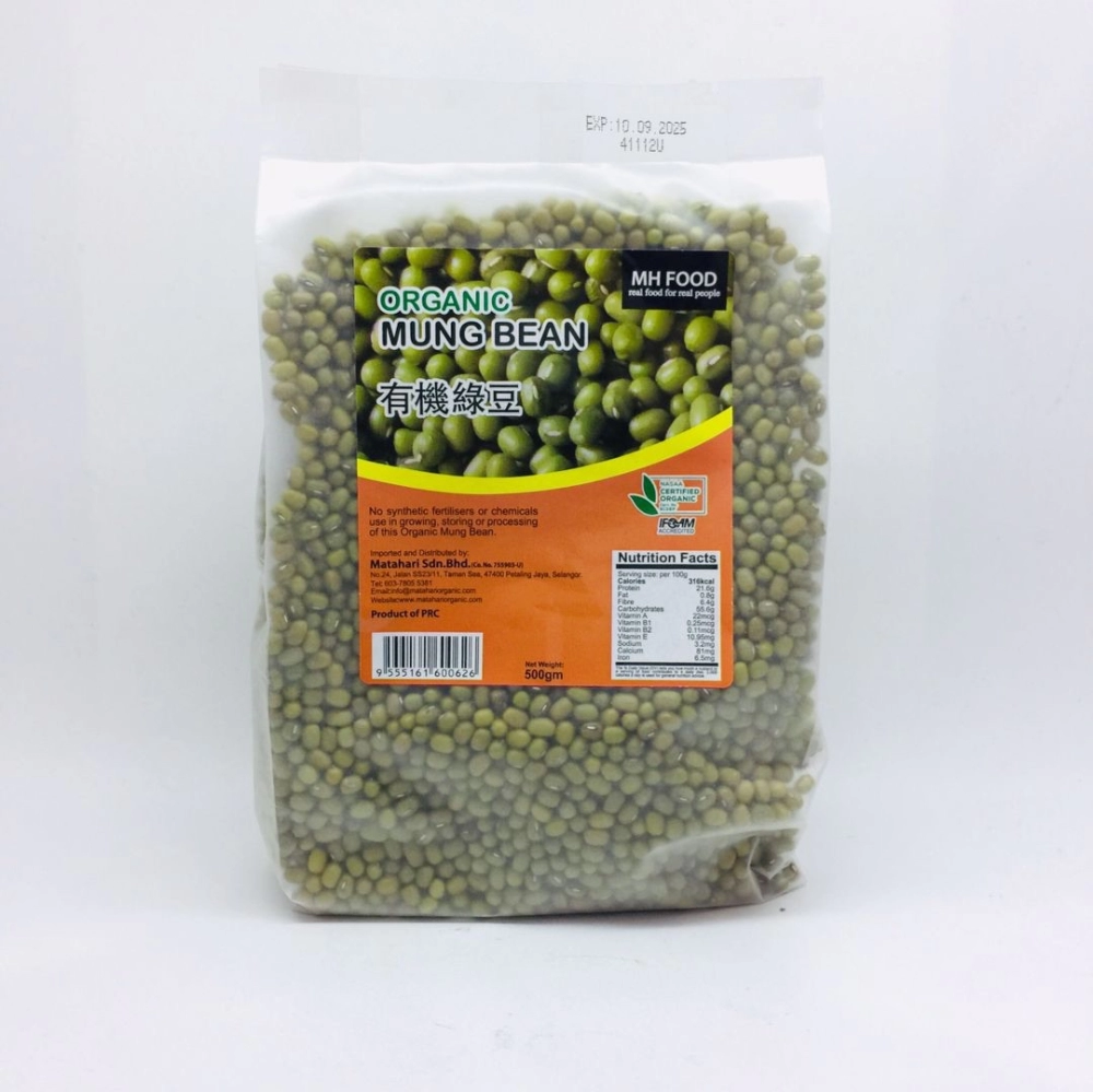 MH Food Organic Mung Bean 有機綠豆 500g