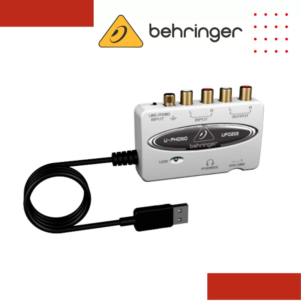 Behringer U-Phono UFO202 USB Audio Interface