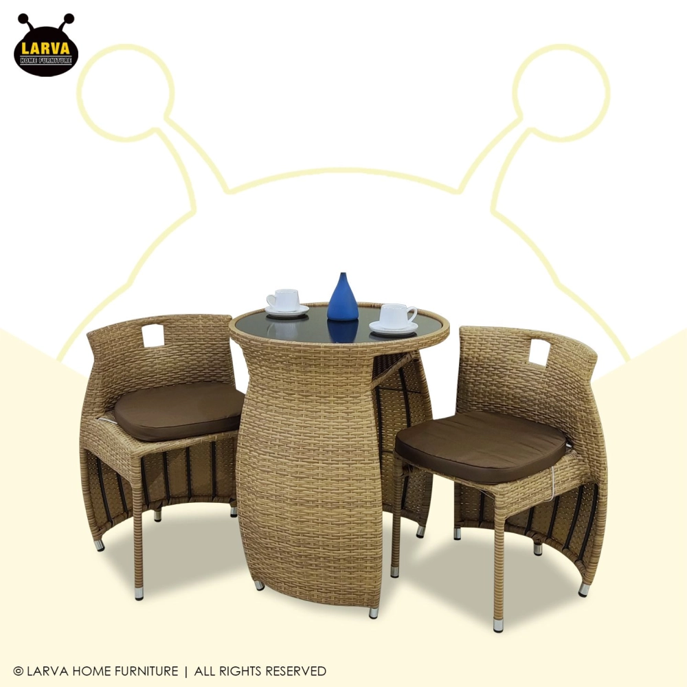 Rattan Tea Table Set