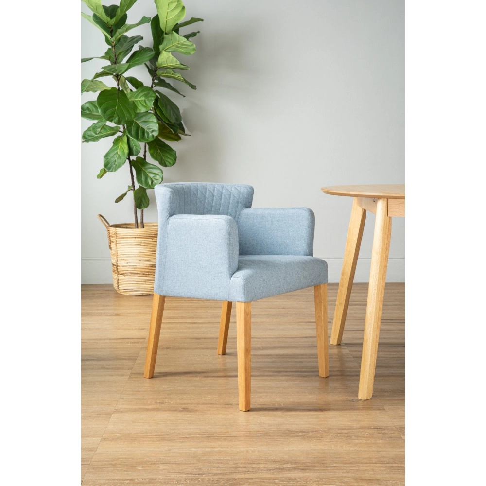 Rhoda Arm Chair (Light Blue)