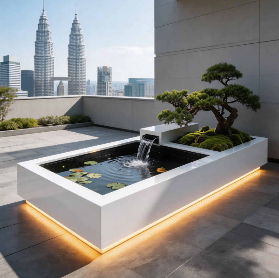 Premium Custom Water Fountain Kuala Lumpur Malaysia 马来西亚吉隆坡高级定制喷泉 Air Pancut Tersuai Mewah Di Kuala Lumpur Malaysia