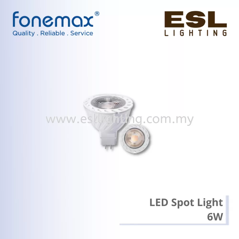 FONEMAX LED Spot Light Bulb 6W - MR16 SIRIM