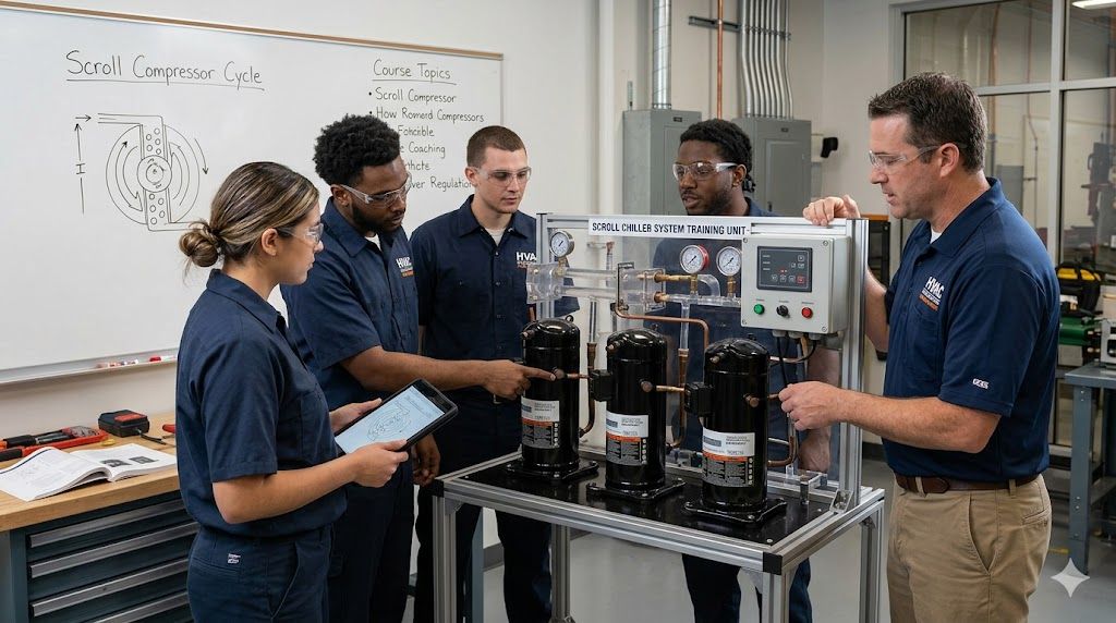 Scroll chiller system training