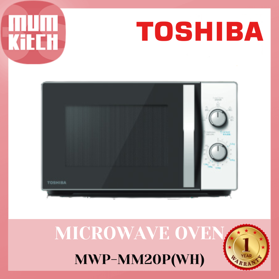 TOSHIBA Microwave Oven 20L Simplicity Matters MWP-MM20P(WH)