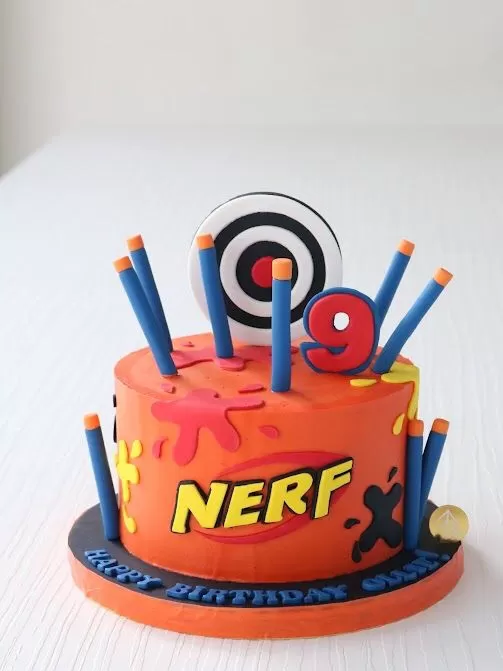 Nerf Gun Cake