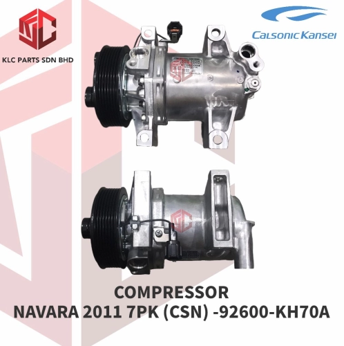 COMPRESSOR NISSAN NAVARA 2011 7PK (CSN) -92600-KH70A