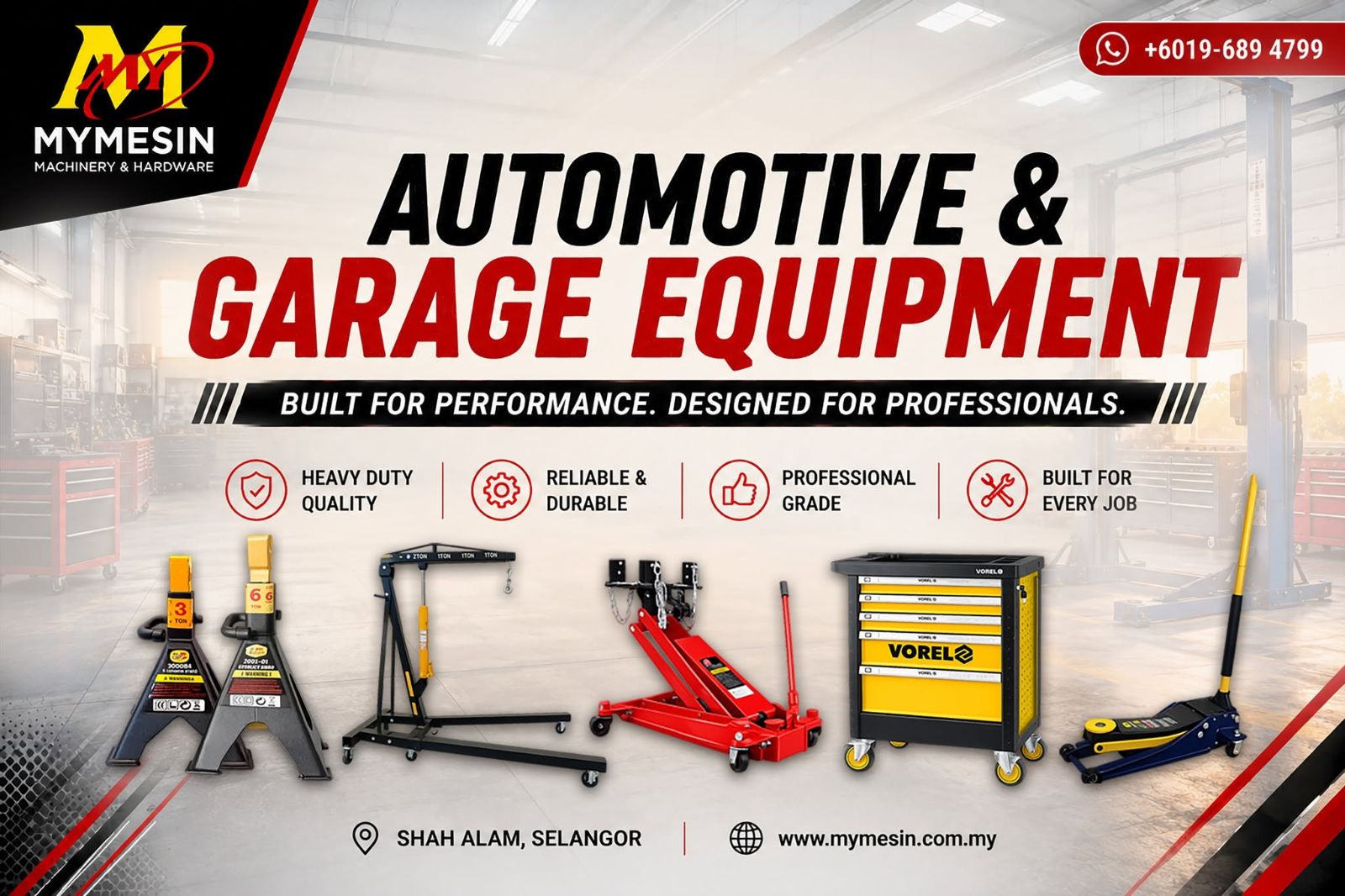 AUTOMOTIVE & GARAGE EQUIPMENT