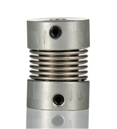 693-2464 - Huco Bellows Coupling, 16mm Outside Diameter, 4mm Bore, 21mm Length Coupler