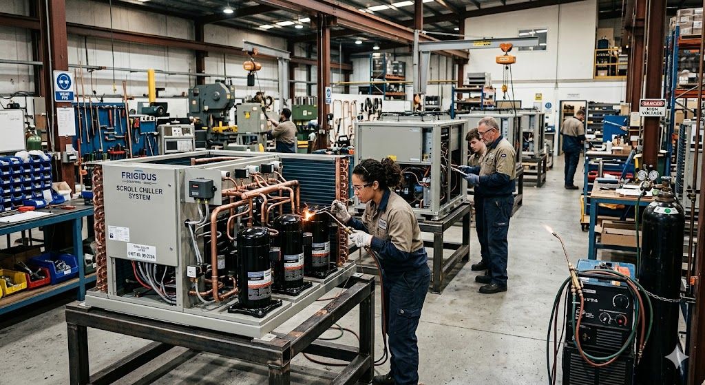 Scroll chiller system workshop