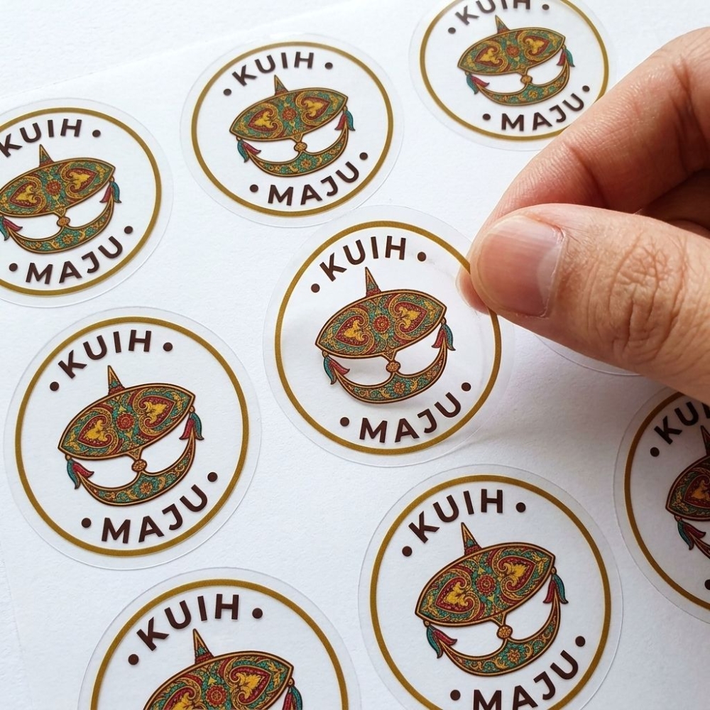 Transparent OPP Sticker