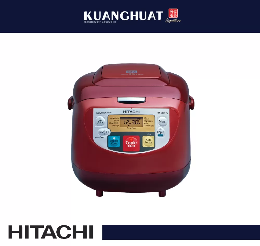 HITACHI Microcomputer Double Cook Jar Rice Cooker (1.8L) RZ-D18VFY