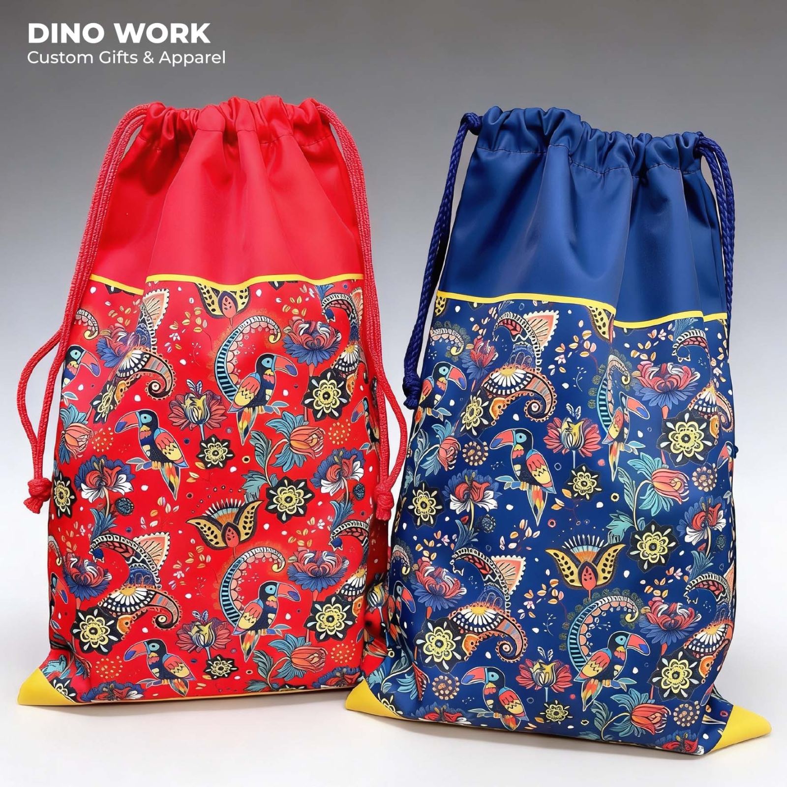 Custom Drawstring Bag (MOQ 100pcs)