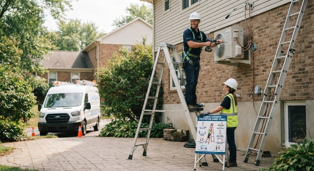 HVAC ladder accident prevention guide