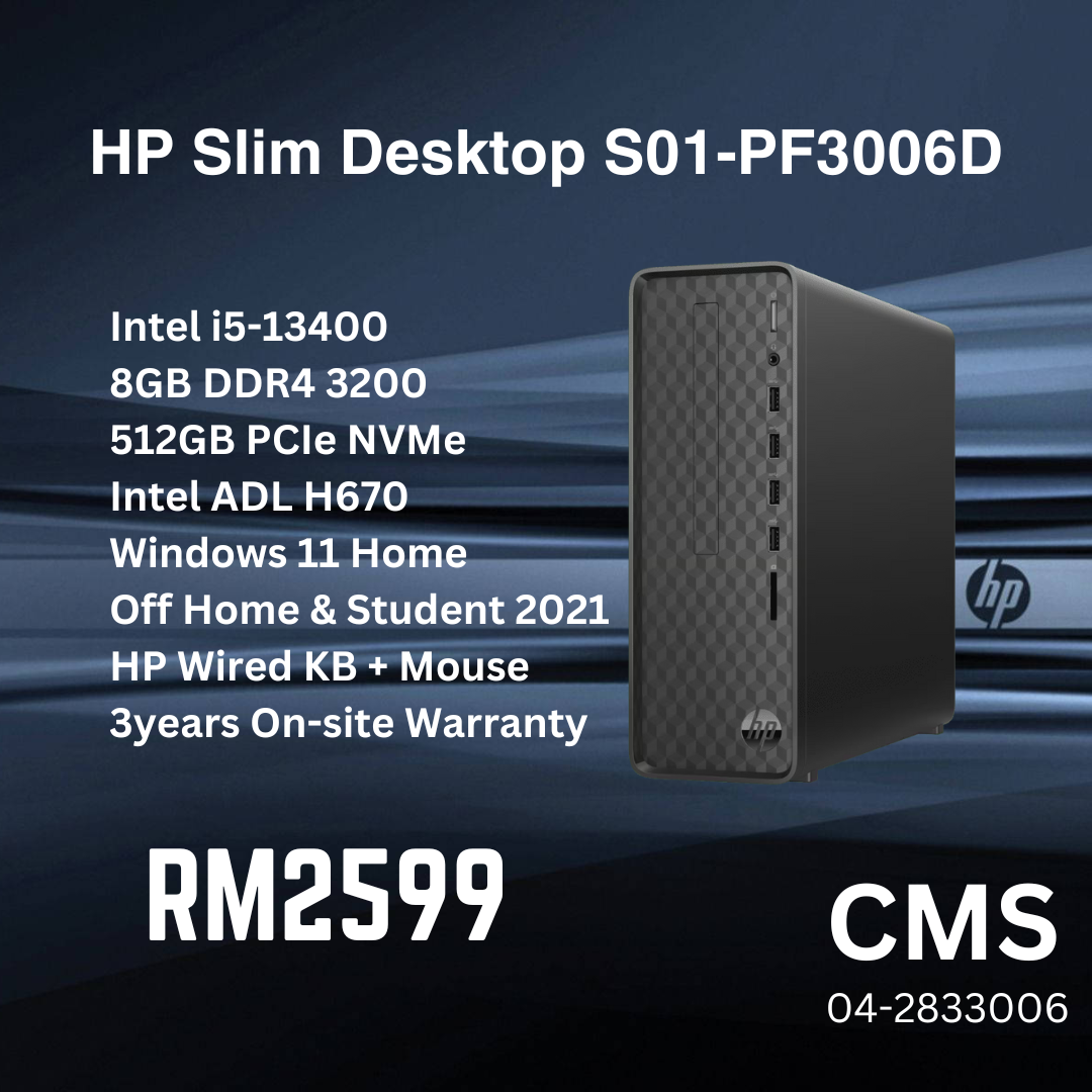 HP Slim Desktop S01-PF3006D