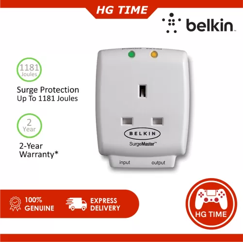 Belkin F9H110vsaCW Home Series 1-Outlet SurgeCube