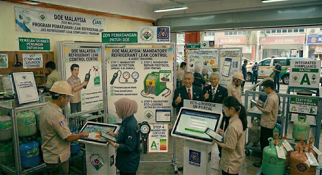refrigeration system leak control regulations Malaysia