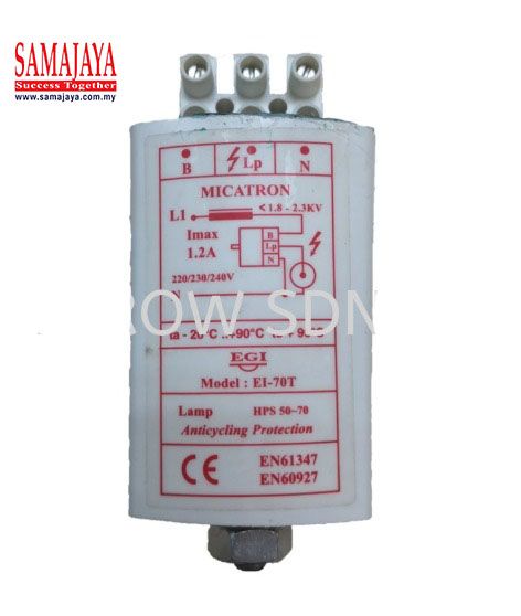 Micatron EI-400T/ EI400T Metal Halide 70 - 400W/ Son 100 - 400W HID Lamp/ Bulb Ignitor/ Electronic Ignitor