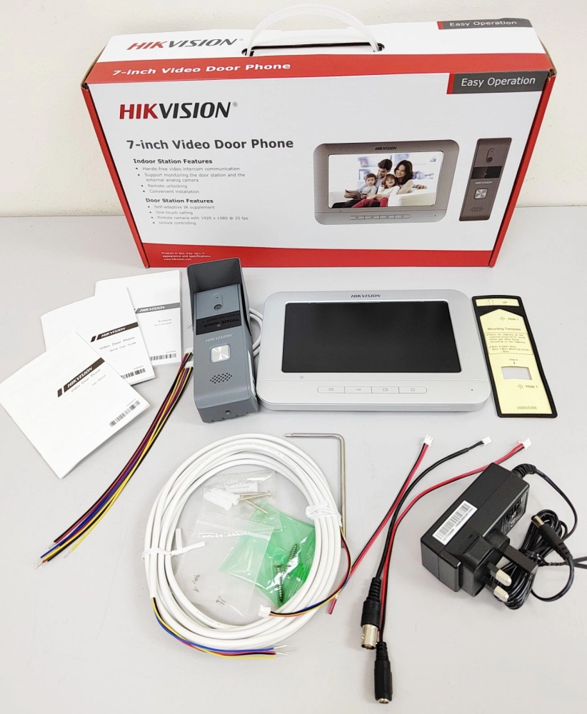HIKVISION Video Intercom Kit (DS-KIS203T ) - Video Door Phone for Villa