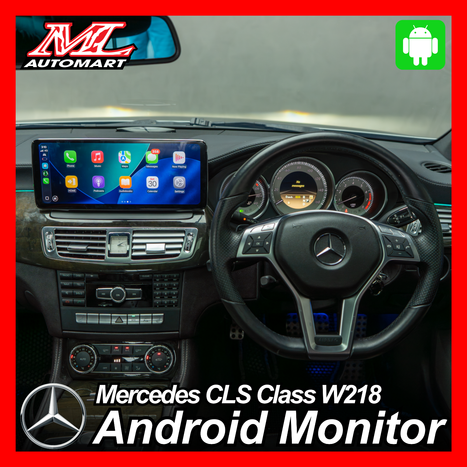 Mercedes Benz CLS Class W218 Android Monitor