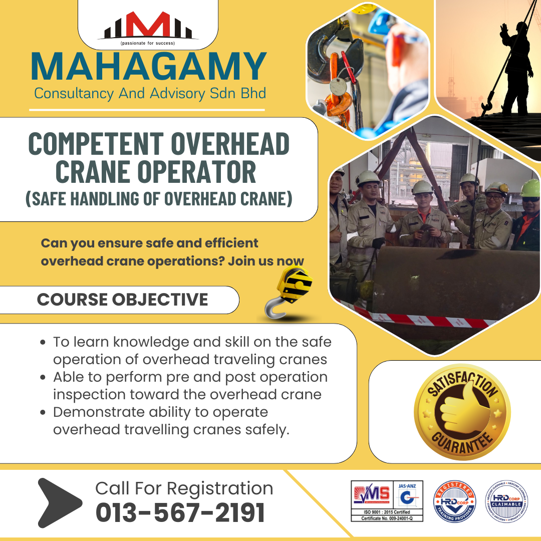 Competent Overhead Crane Operator (Safe Handling of Overhead Crane)