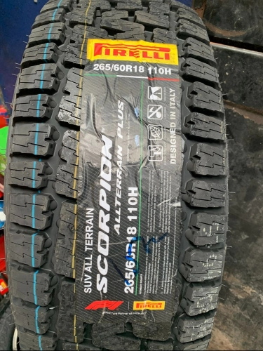 PIRELLI SUV ALL TERRAIN SCORPION PLUS FITTING TM 265/60R18 110H