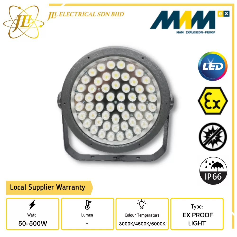 MAM MFL3071-C SERIES 50~500W AC100~240V IP66 LED EXPLOSION PROOF HIGHBAY [3000K/4500K/6000K] 