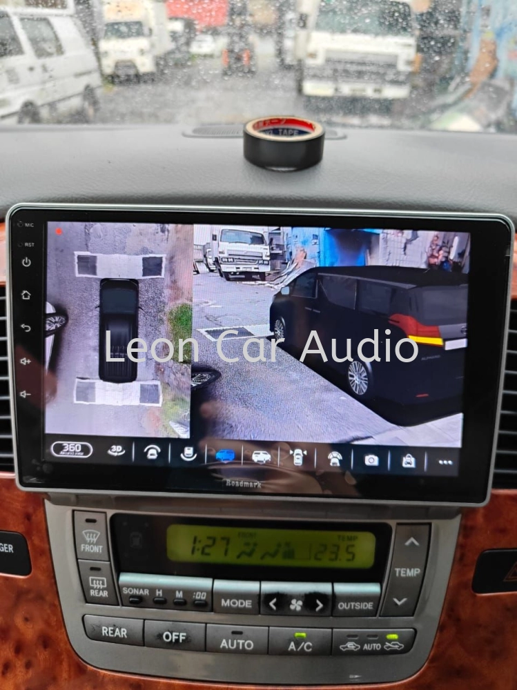 Toyota Alphard ANH10 oem 9" android wifi gps 360 camera player