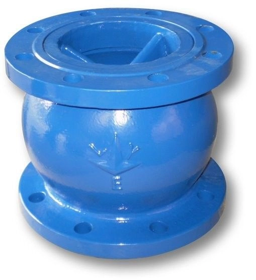Globe Silent Double Flanged Check Valve