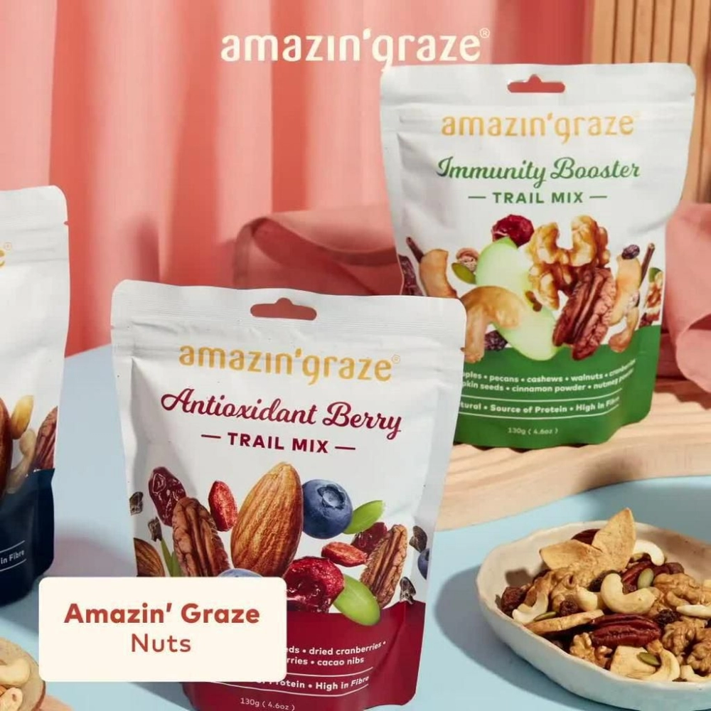 Amazin' Graze Antioxidant Berry Trail Mix (130g) EXP DATE : 27 APR 2025
