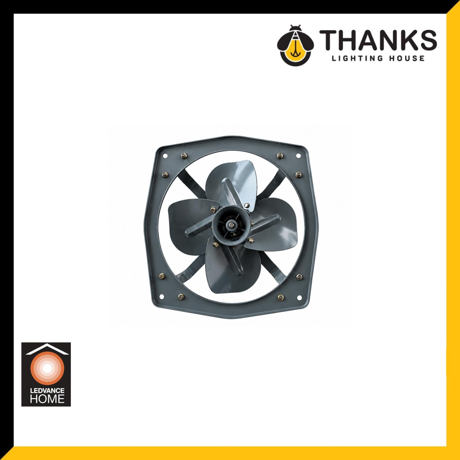 LEDVANCE Heavy Duty Industrial Exhaust Fan | HD VF12 / VF16 / VF18 / VF24 High Airflow Ventilation Fan for Factory, Warehouse & Commercial Use