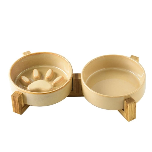 Gold Double Bowl Set