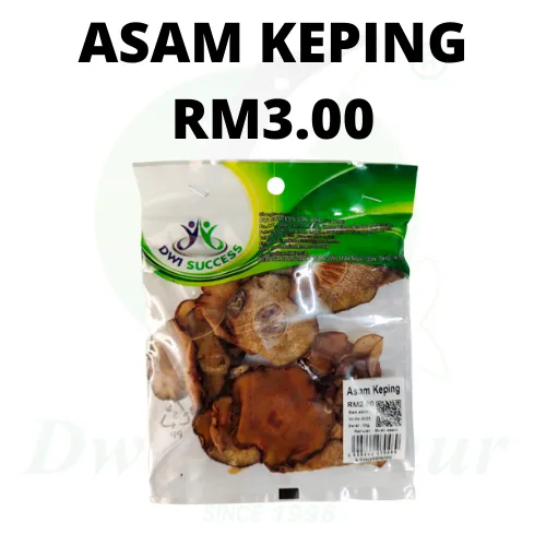 Asam keping 40G RM3.00 X 10 Unit C.Dwi Makmur 