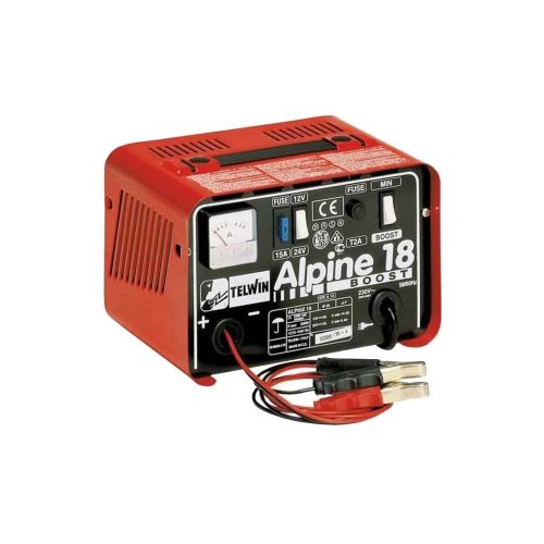 Telwin Alpine18 Boost: Battery Charger, Charging Voltage:12/24V, Effective Charging Current 14/8A, 3.5kg