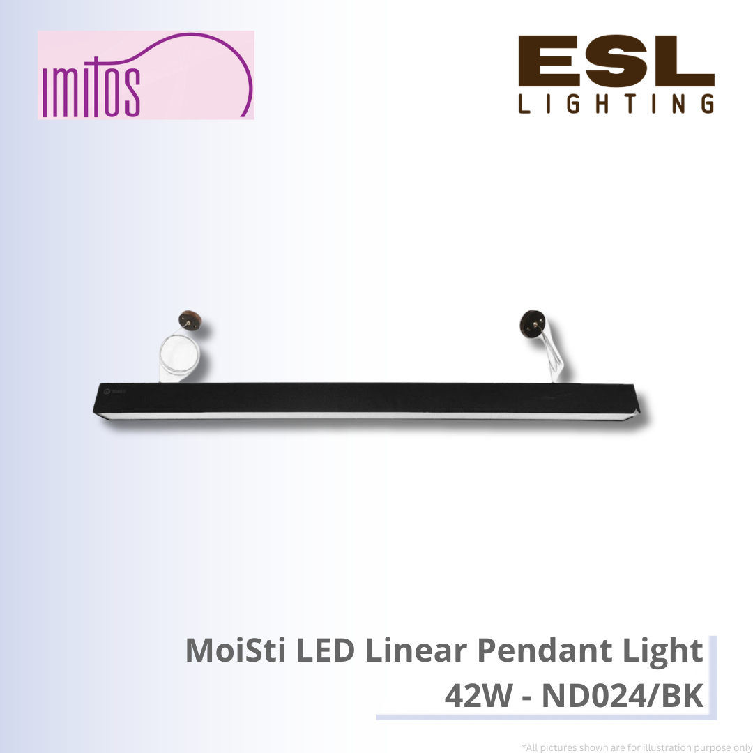 IMITOS MoiSti LED Linear Pendant Light 42W - ND024/BK