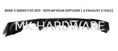 BMW 3 SERIES F30 2011- 2019 MP REAR DIFFUSER ( 4 ESHAUST 2 HOLE)