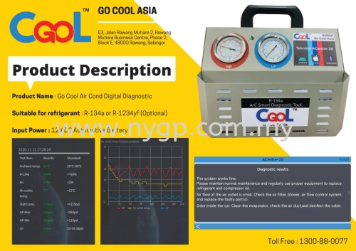 Go Cool Air Cond Digital Diagnostic 