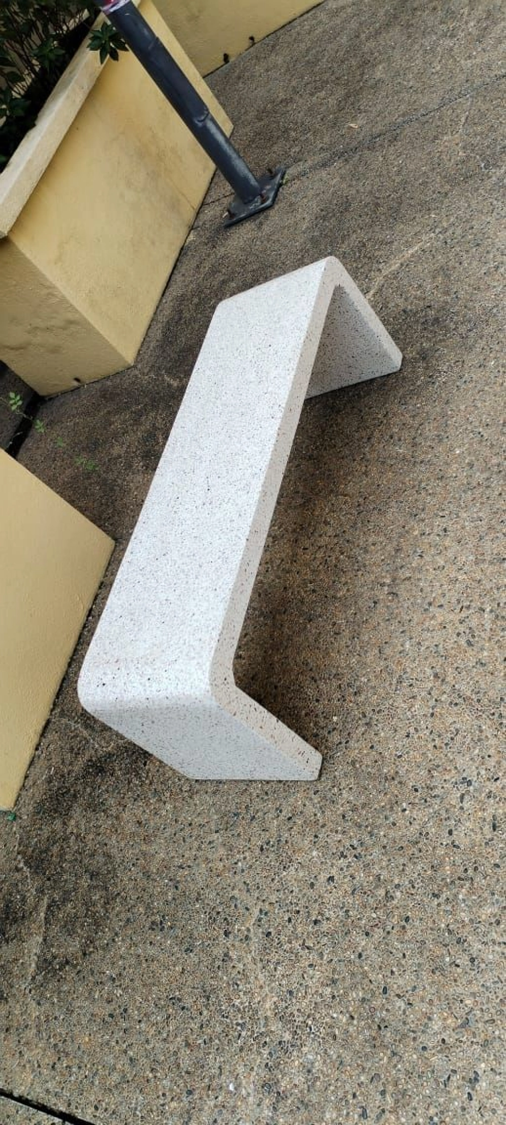 Outdoor Marble Stone Bench Chair Kerusi Batu 4ft/3ft x 16 inch 