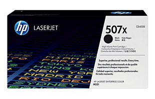 HP 507X High Yield Black Original LaserJet Toner Cartridge CE400X