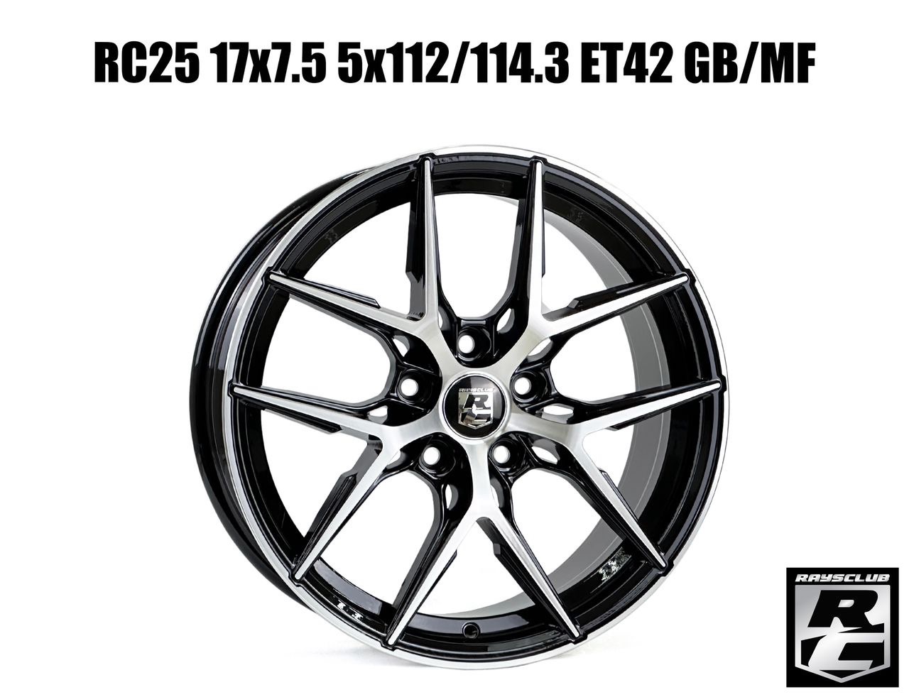 RC25 17x7.5 5x112/114.3 ET42 GB/MF